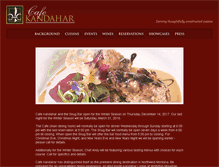 Tablet Screenshot of cafekandahar.com